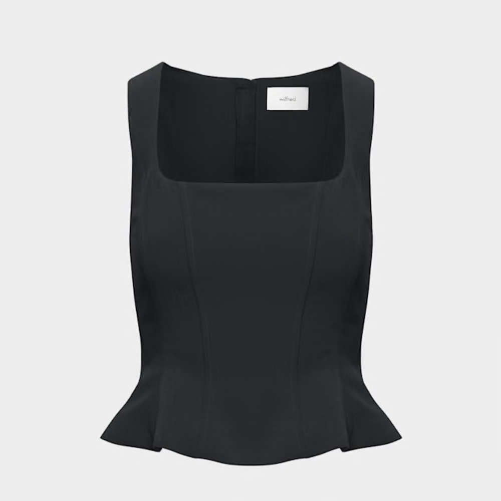 Aritzia Wilfred Rhodora Bustier Top M